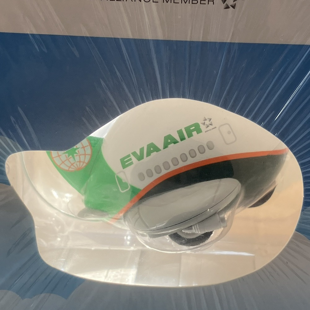 EVA AIR STAR ALLIANCE 3 WHEELED AIRPLANE MODEL TOY‎ Collectible NEW